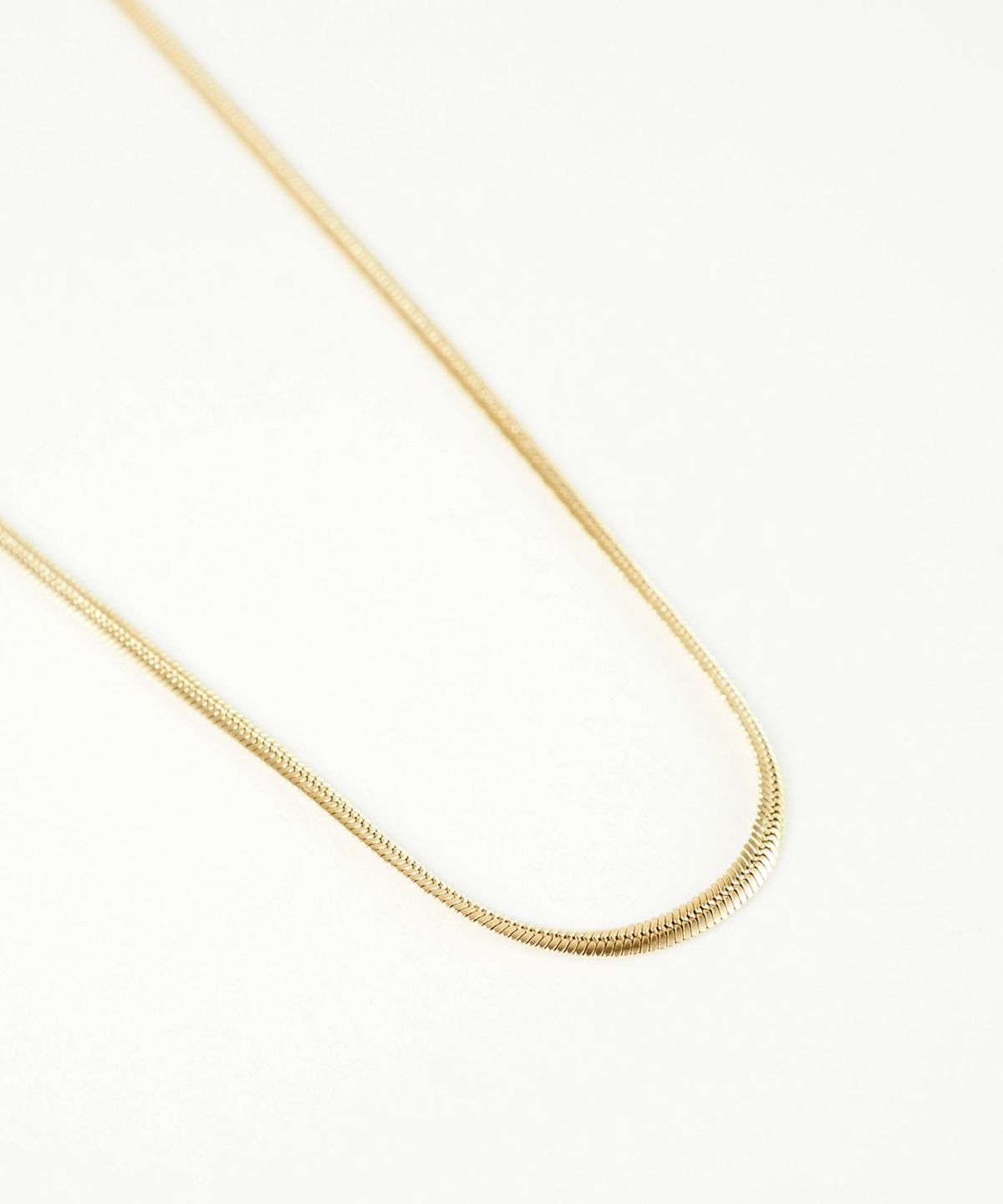 スネークチェーンステンレスネックレス