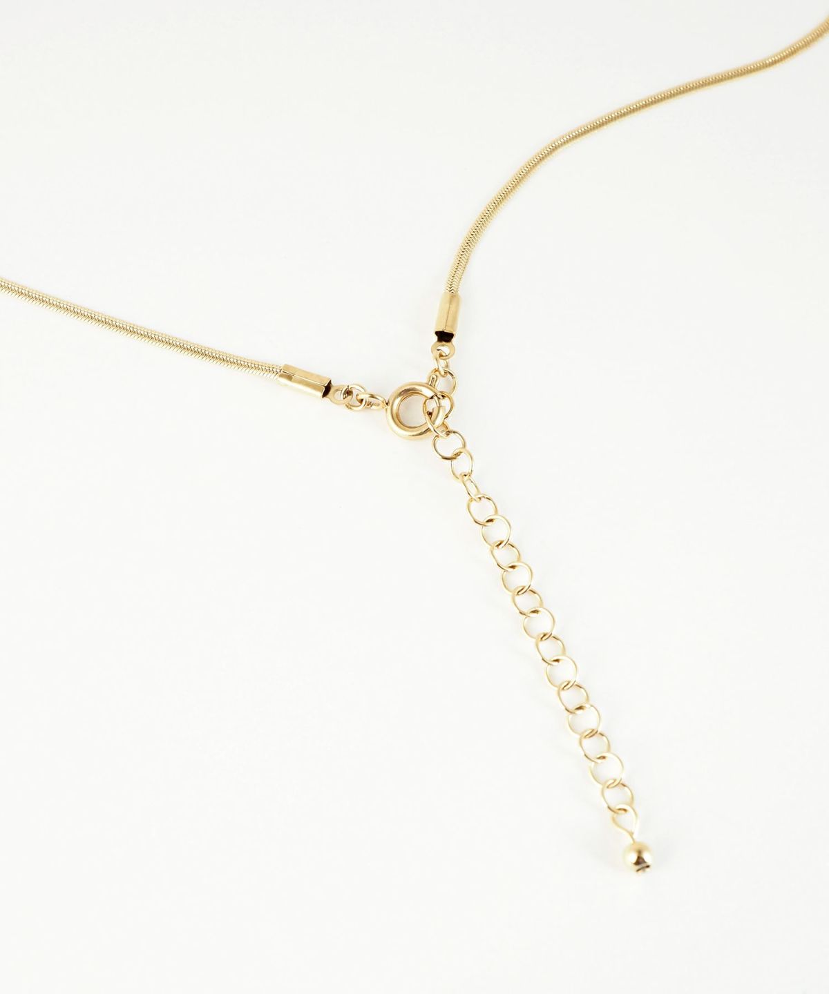 スネークチェーンステンレスネックレス