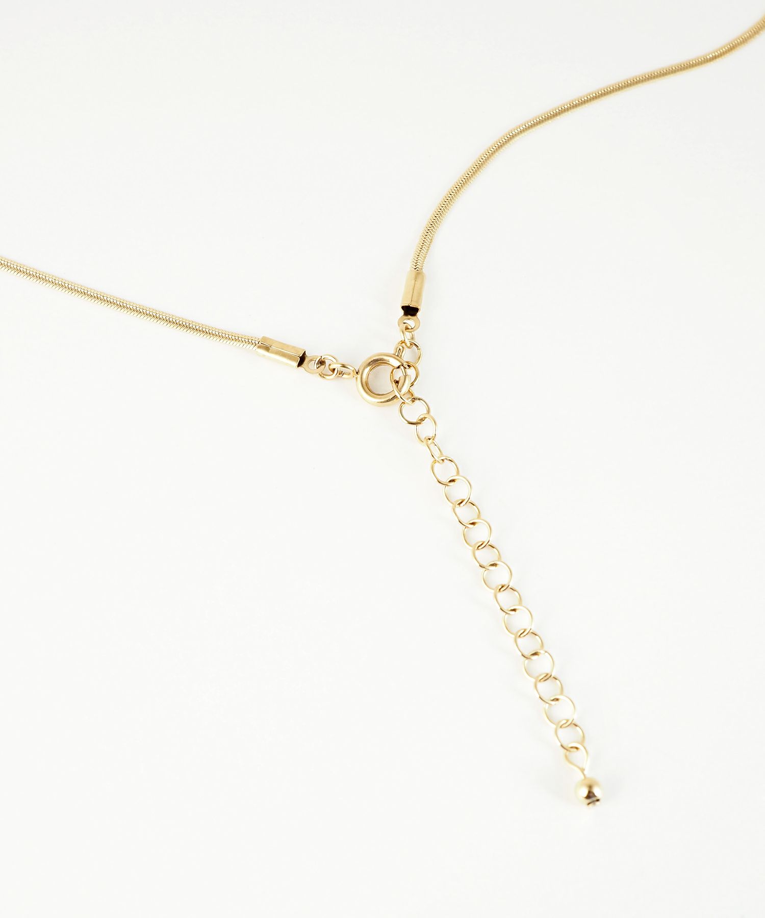 スネークチェーンステンレスネックレス