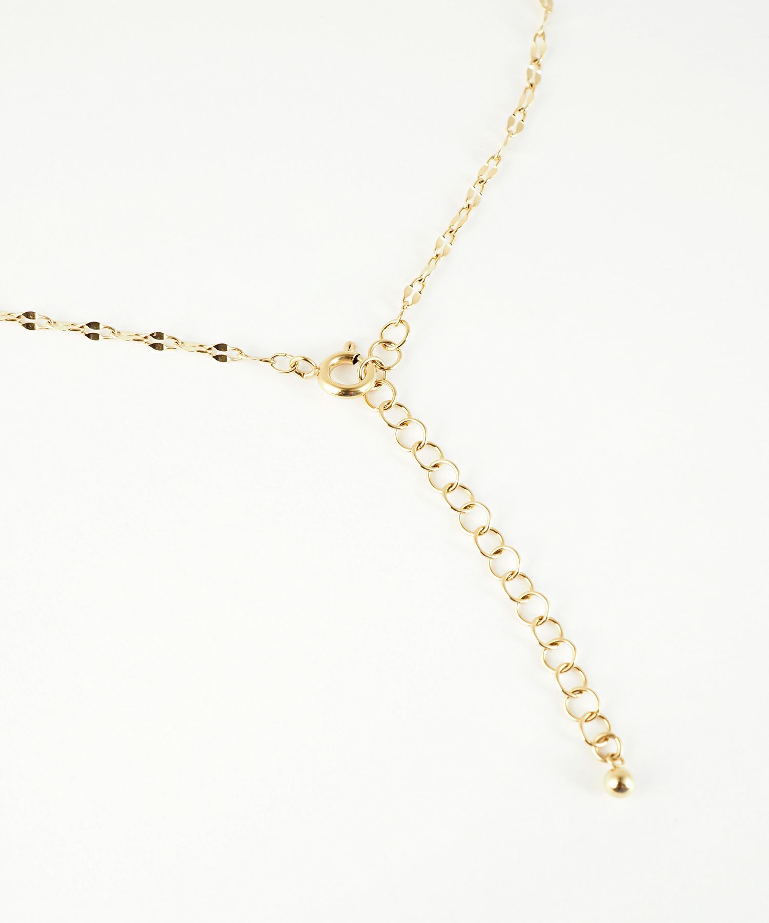 ペタルチェーンステンレスネックレス