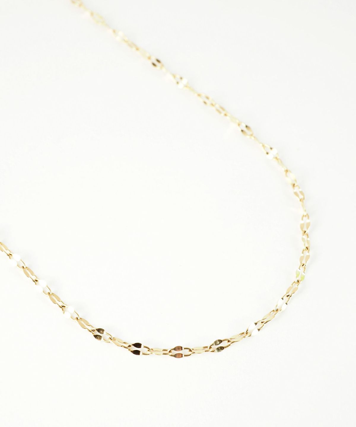 ペタルチェーンステンレスネックレス