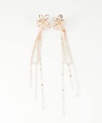 メタルフラワーチェーン付きミニクリップ2Pセット