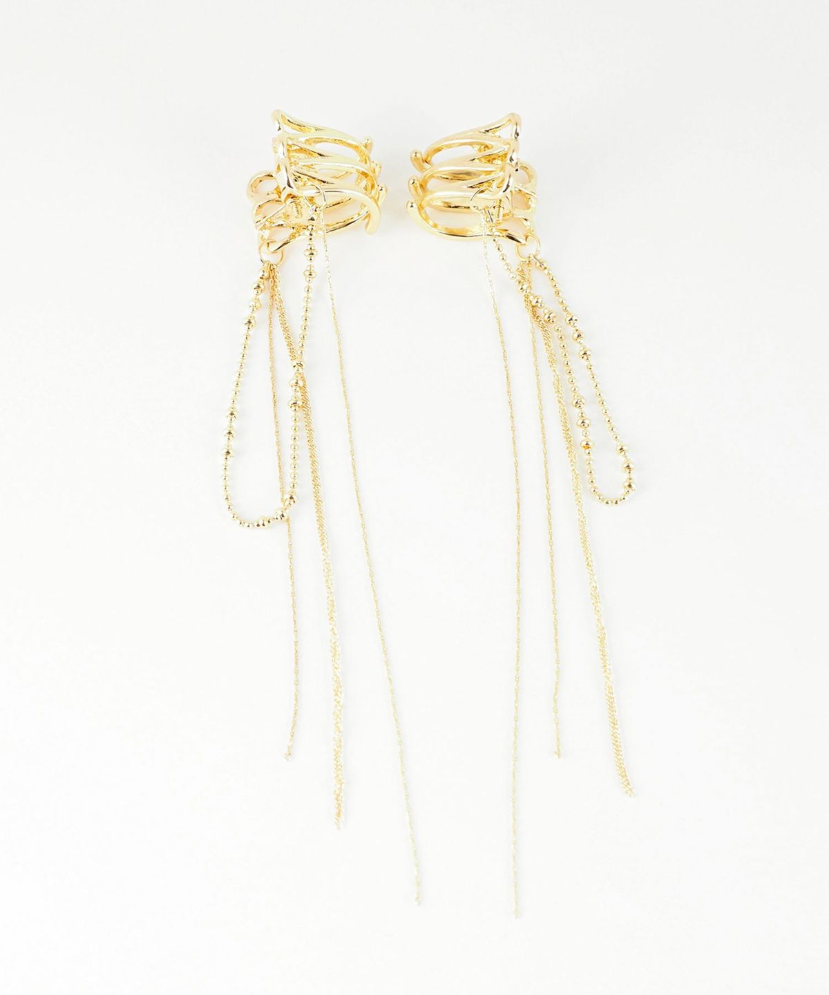 ニュアンスラインチェーン付きミニクリップ2Pセット