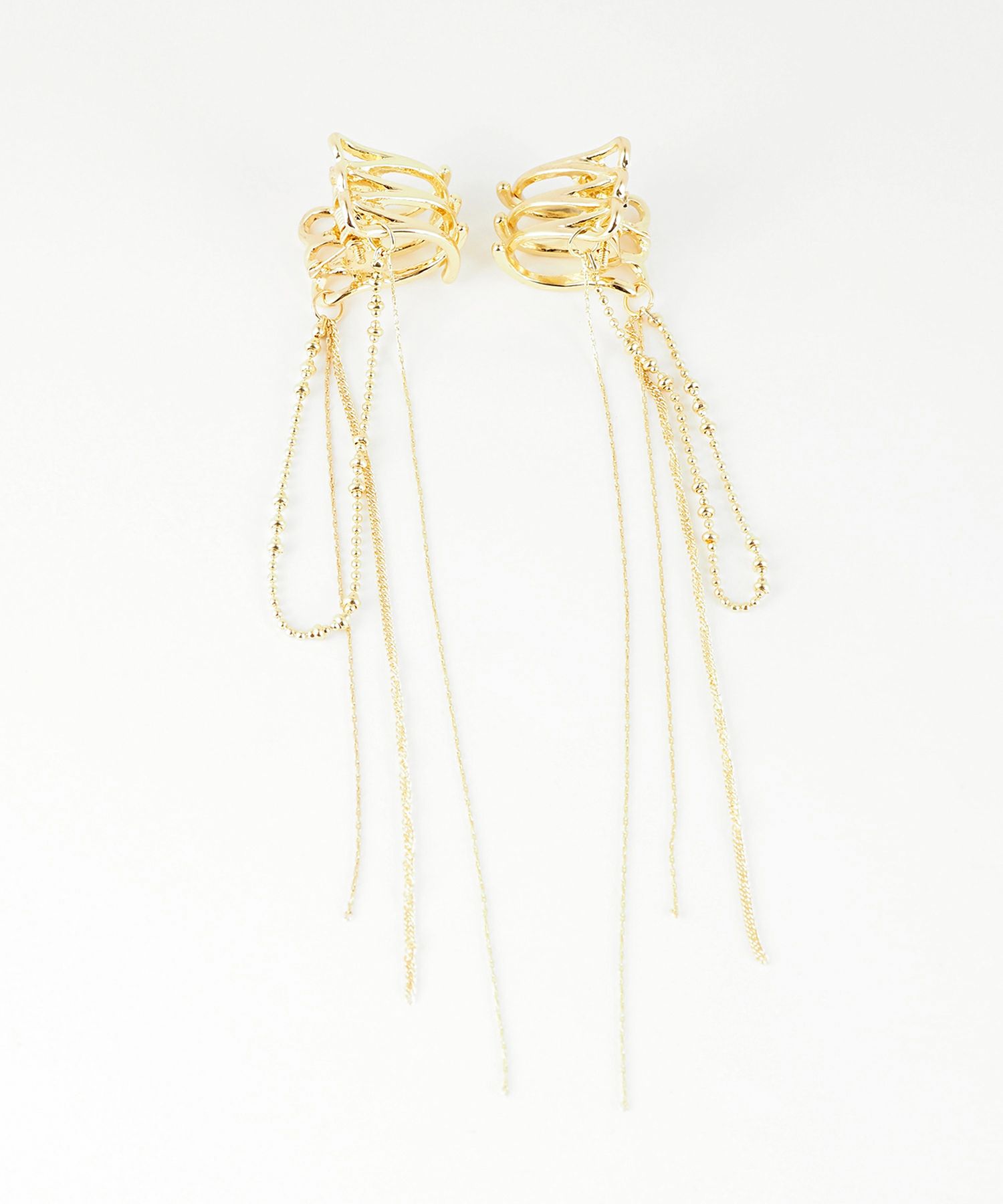 ニュアンスラインチェーン付きミニクリップ2Pセット