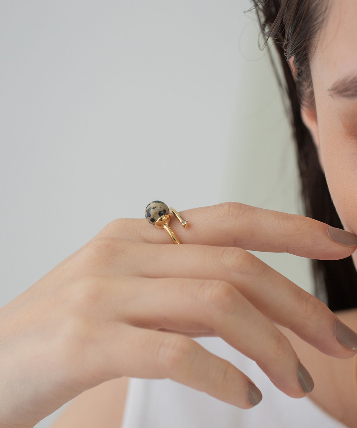 ストーンハグリング【MUK blossom stone】