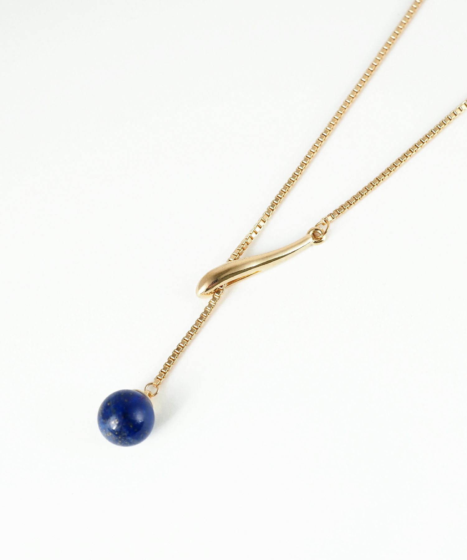 ストーンY字ロングネックレス【MUK blossom stone】