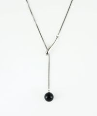 ストーンY字ロングネックレス【MUK blossom stone】