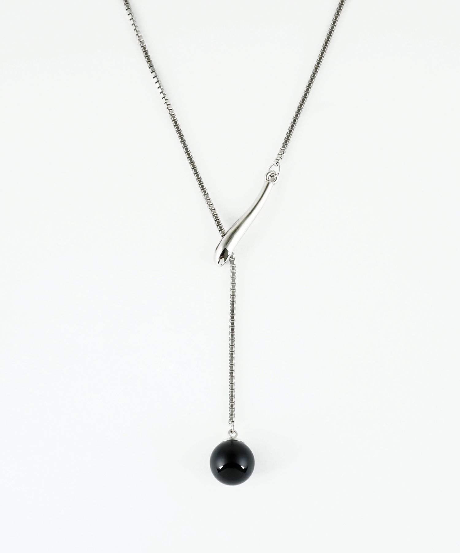 ストーンY字ロングネックレス【MUK blossom stone】