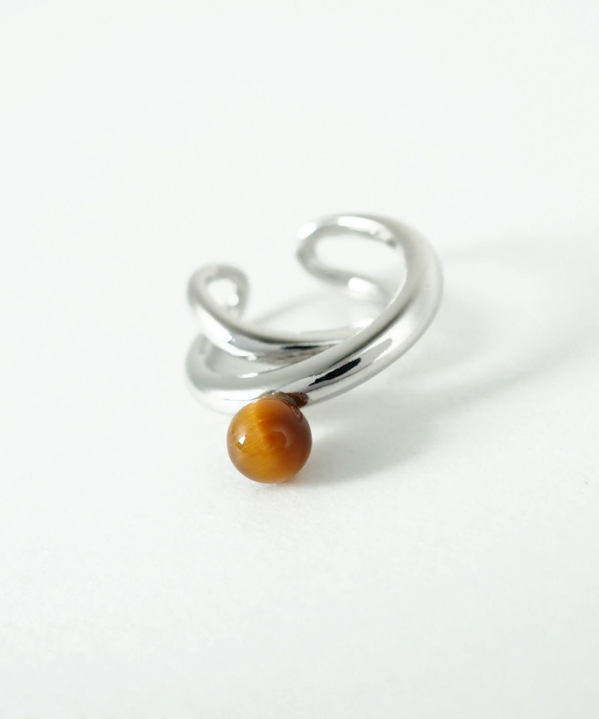 ストーンクロスイヤーカフ【MUK blossom stone】