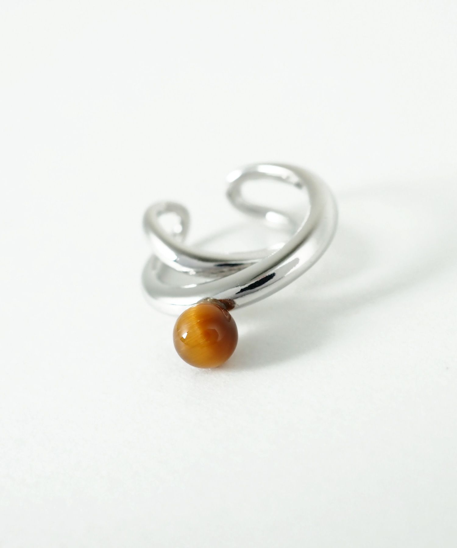 ストーンクロスイヤーカフ【MUK blossom stone】