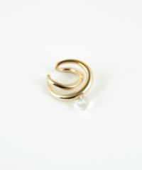 ストーンクロスイヤーカフ【MUK blossom stone】