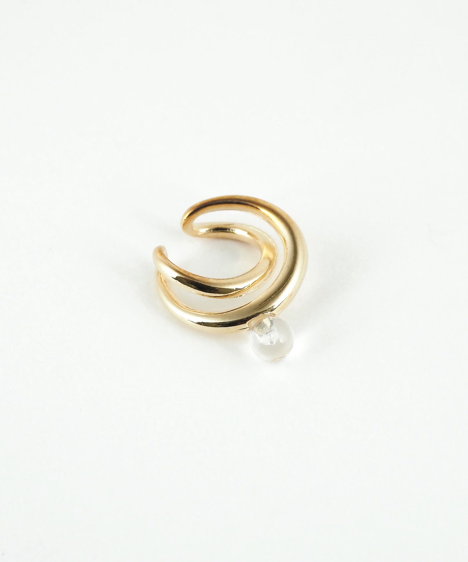 ストーンクロスイヤーカフ【MUK blossom stone】