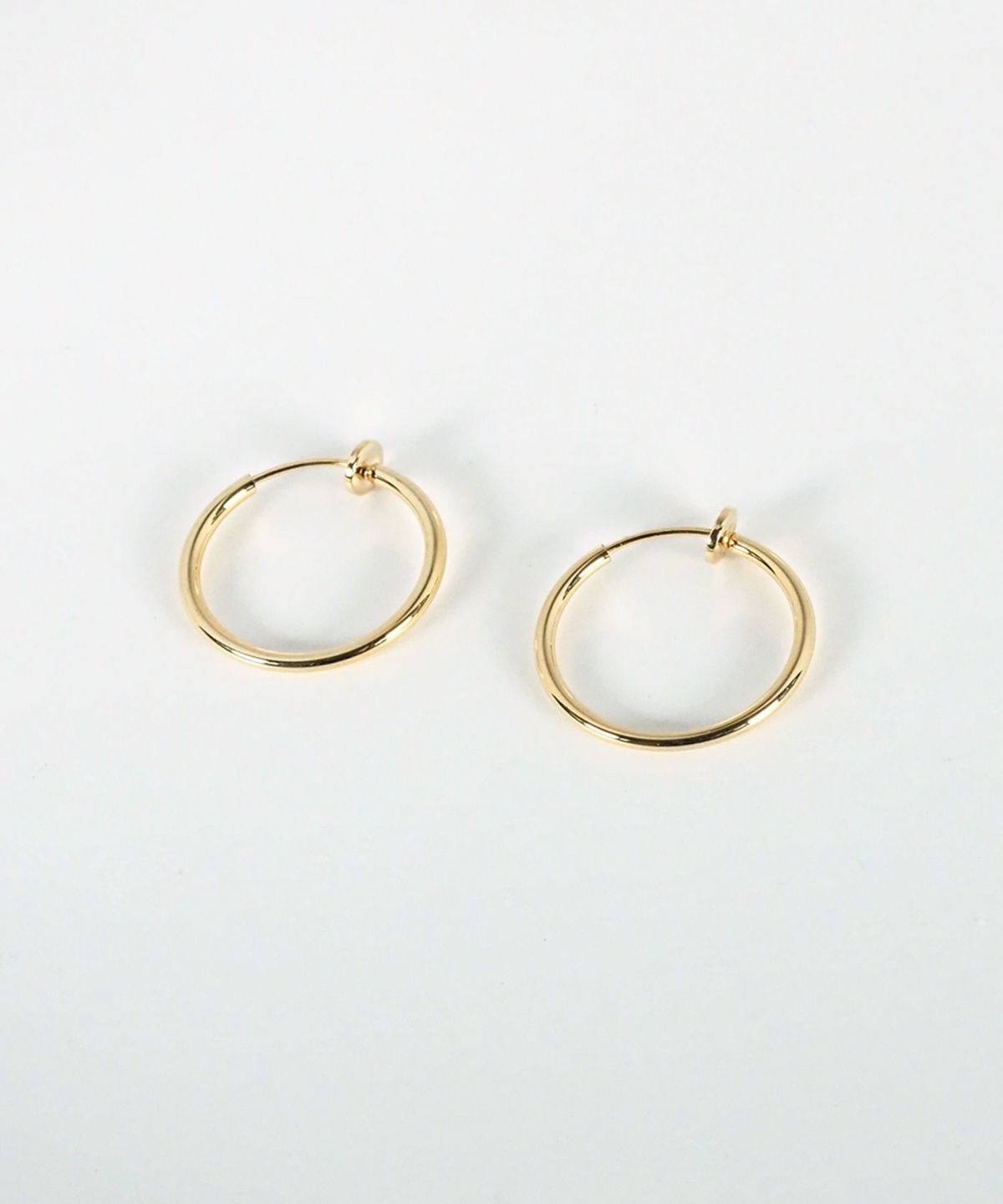 21mmシンプルパイプイヤリング