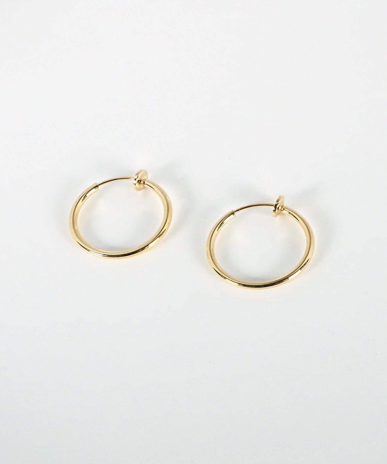 21mmシンプルパイプイヤリング