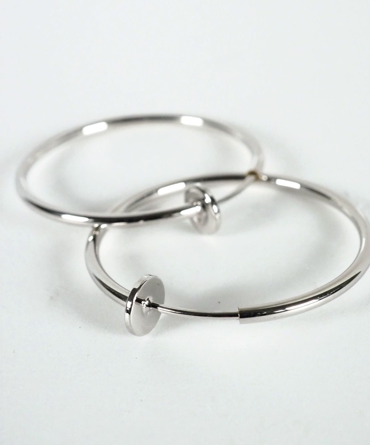 30mmシンプルパイプイヤリング