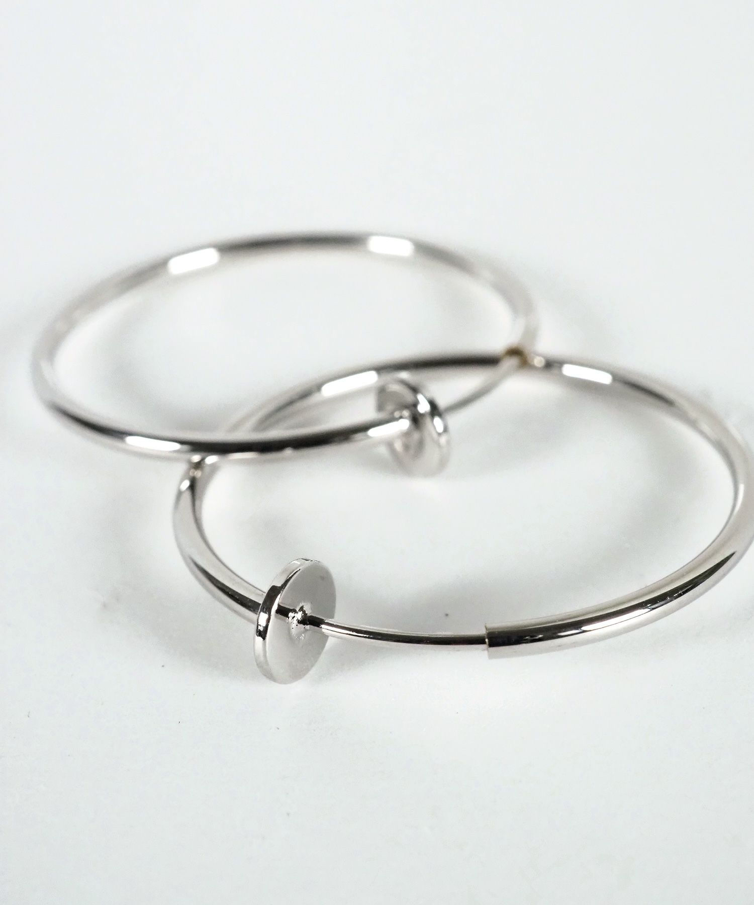 30mmシンプルパイプイヤリング