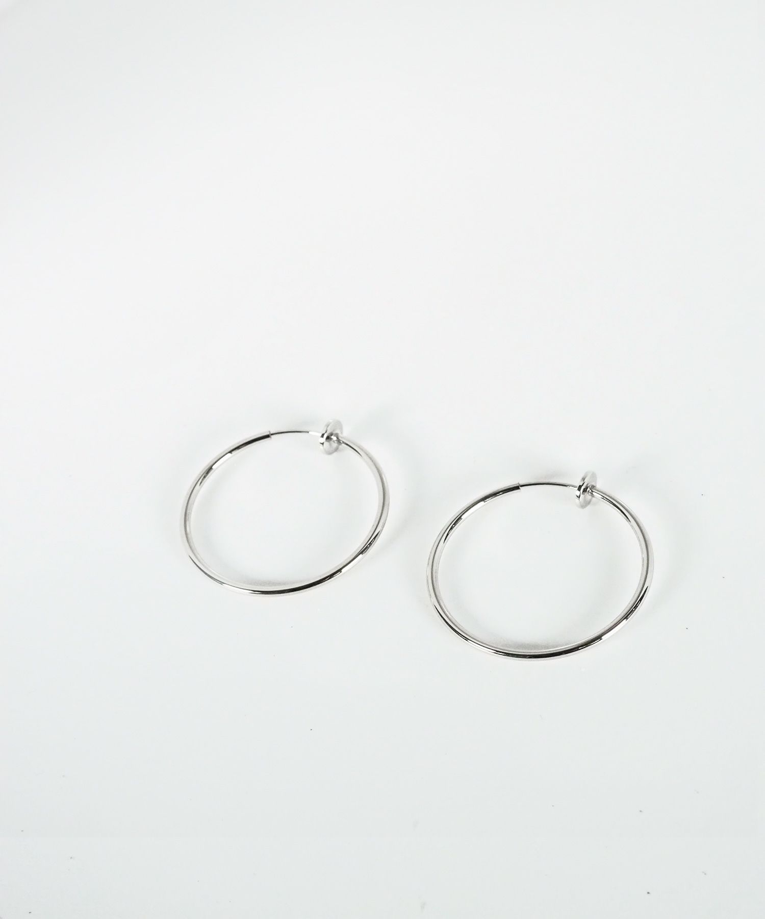 30mmシンプルパイプイヤリング