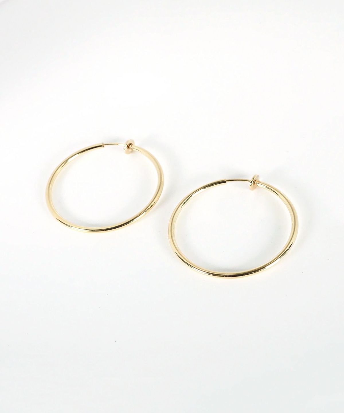 40mmシンプルパイプイヤリング