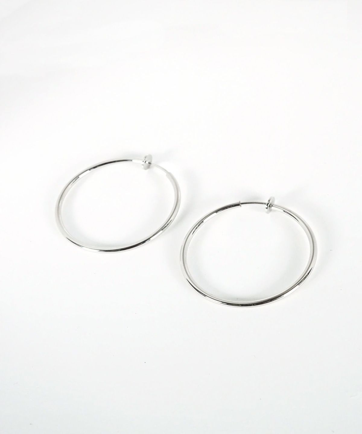 40mmシンプルパイプイヤリング