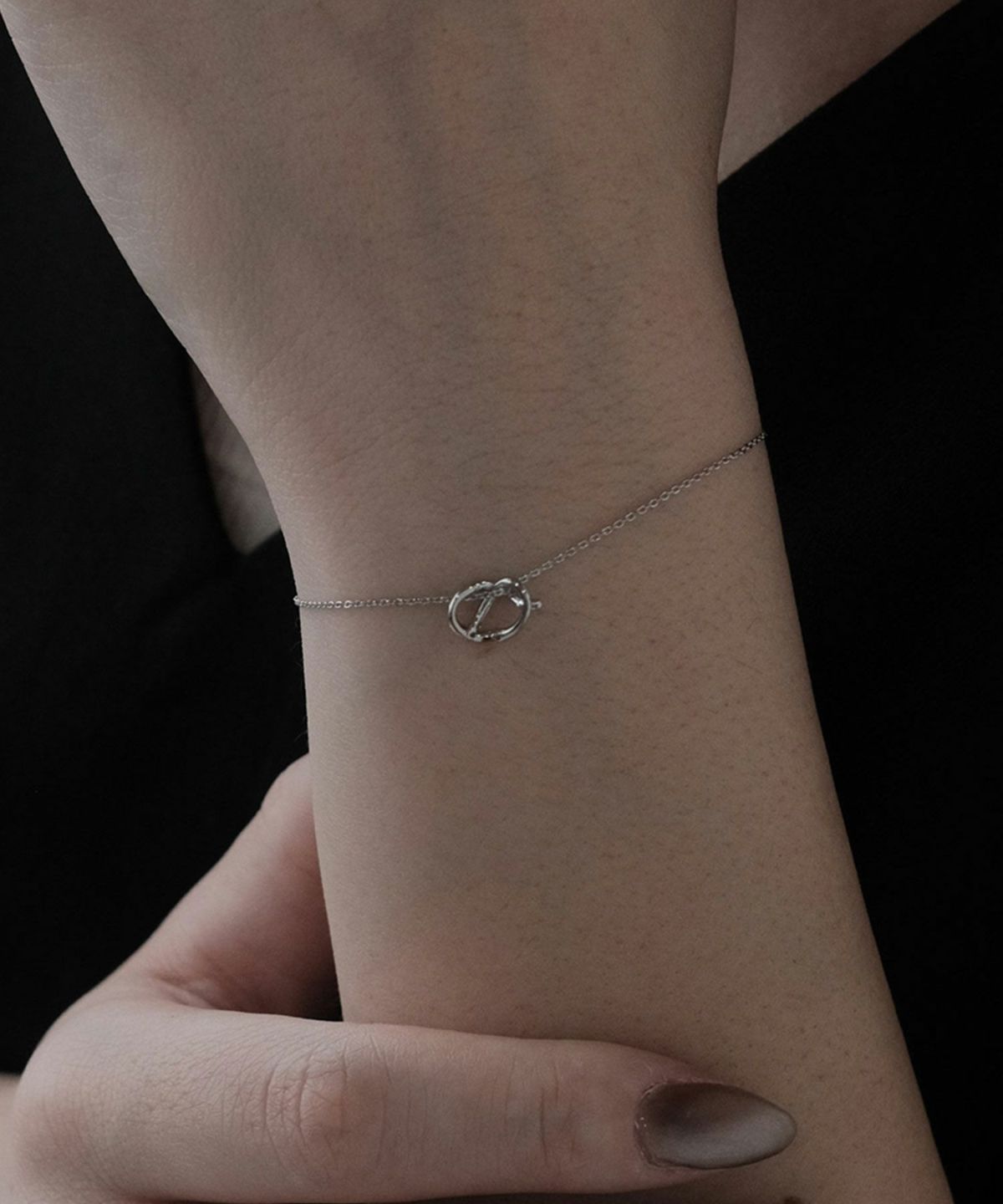 クロスラインニュアンスブレスレット