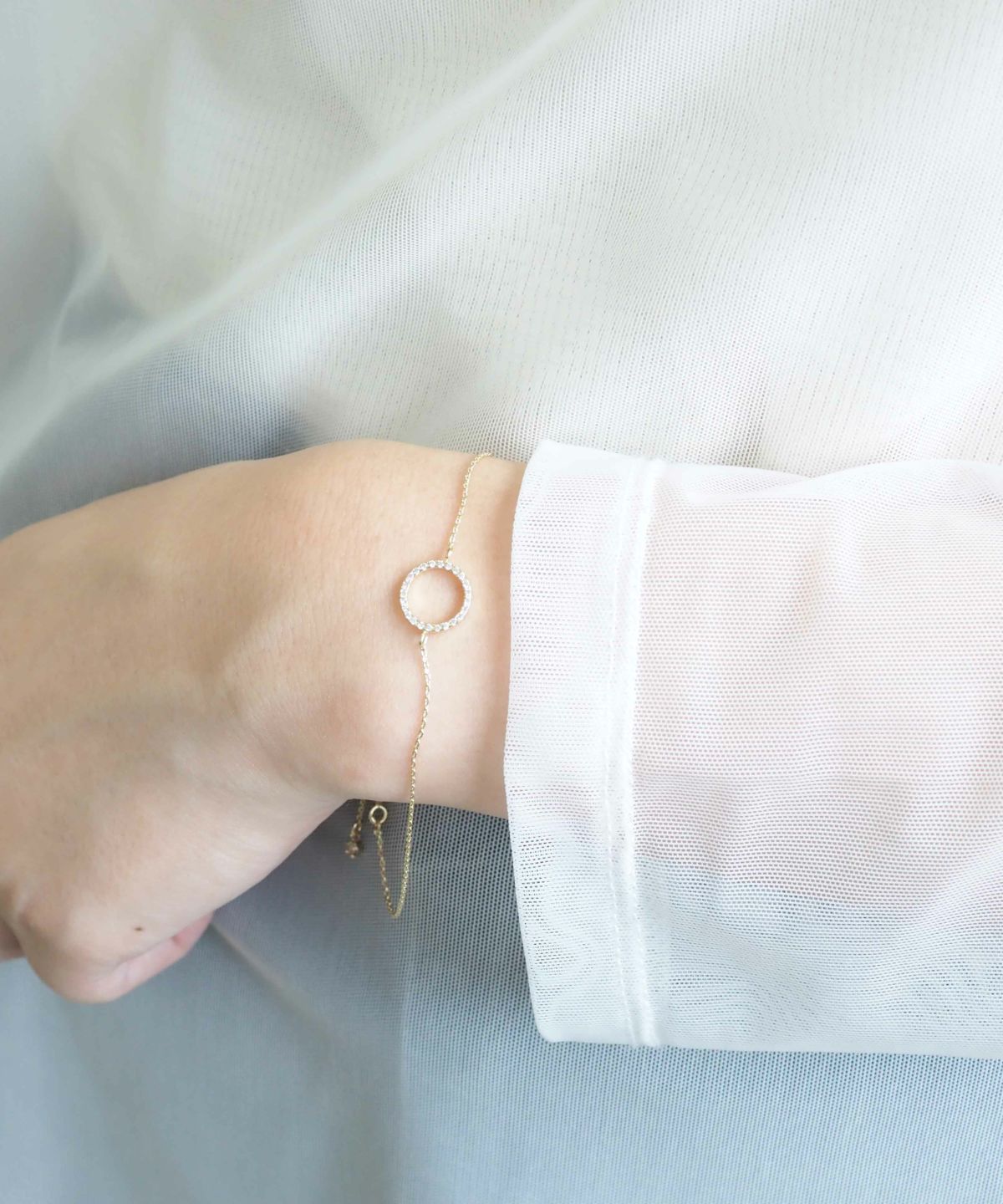 ラウンドストーンブレスレット