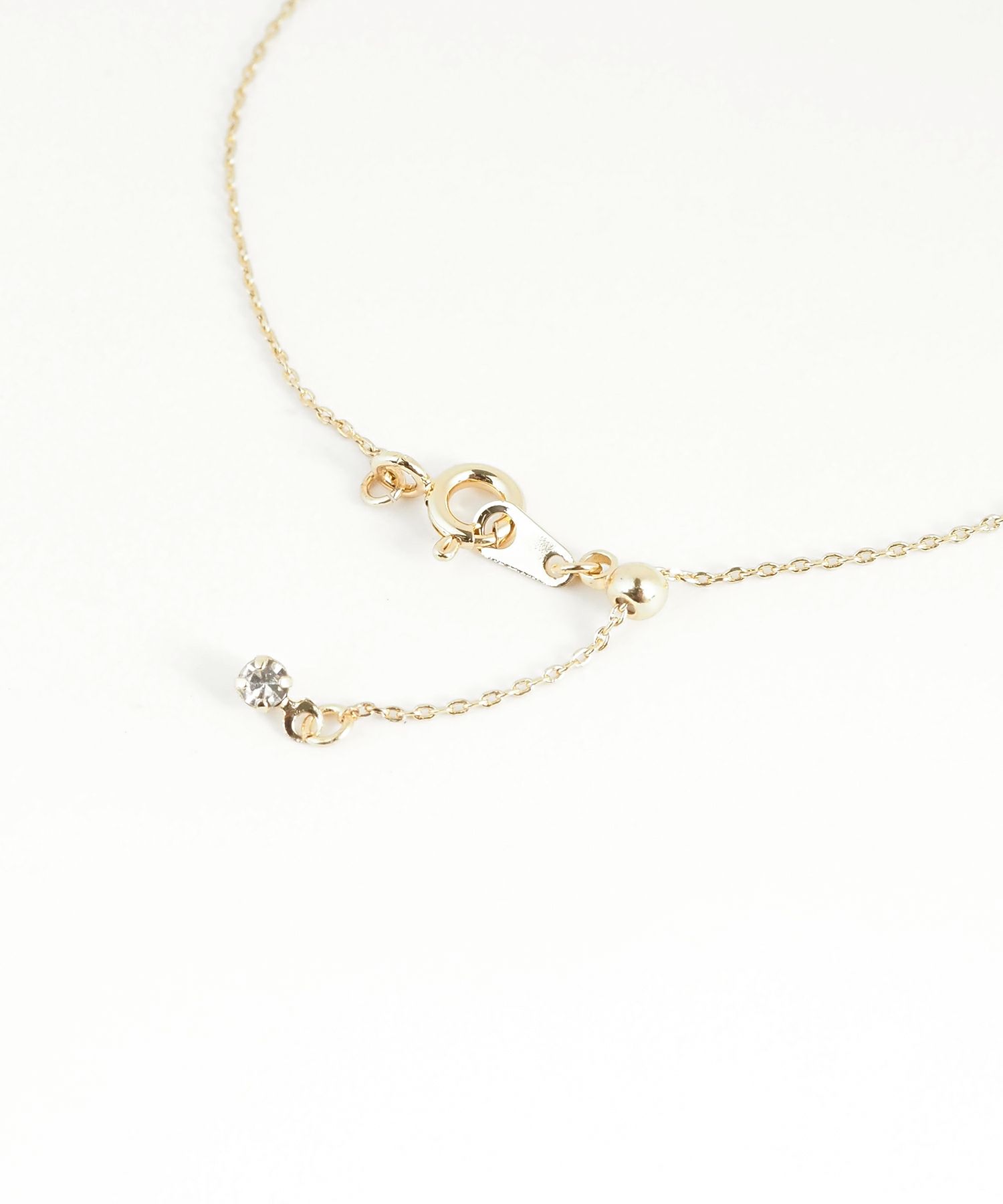 ワンポイントストーンサークルブレスレット