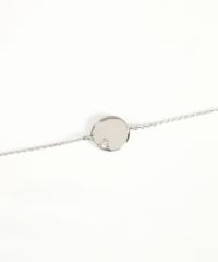 ワンポイントストーンサークルブレスレット