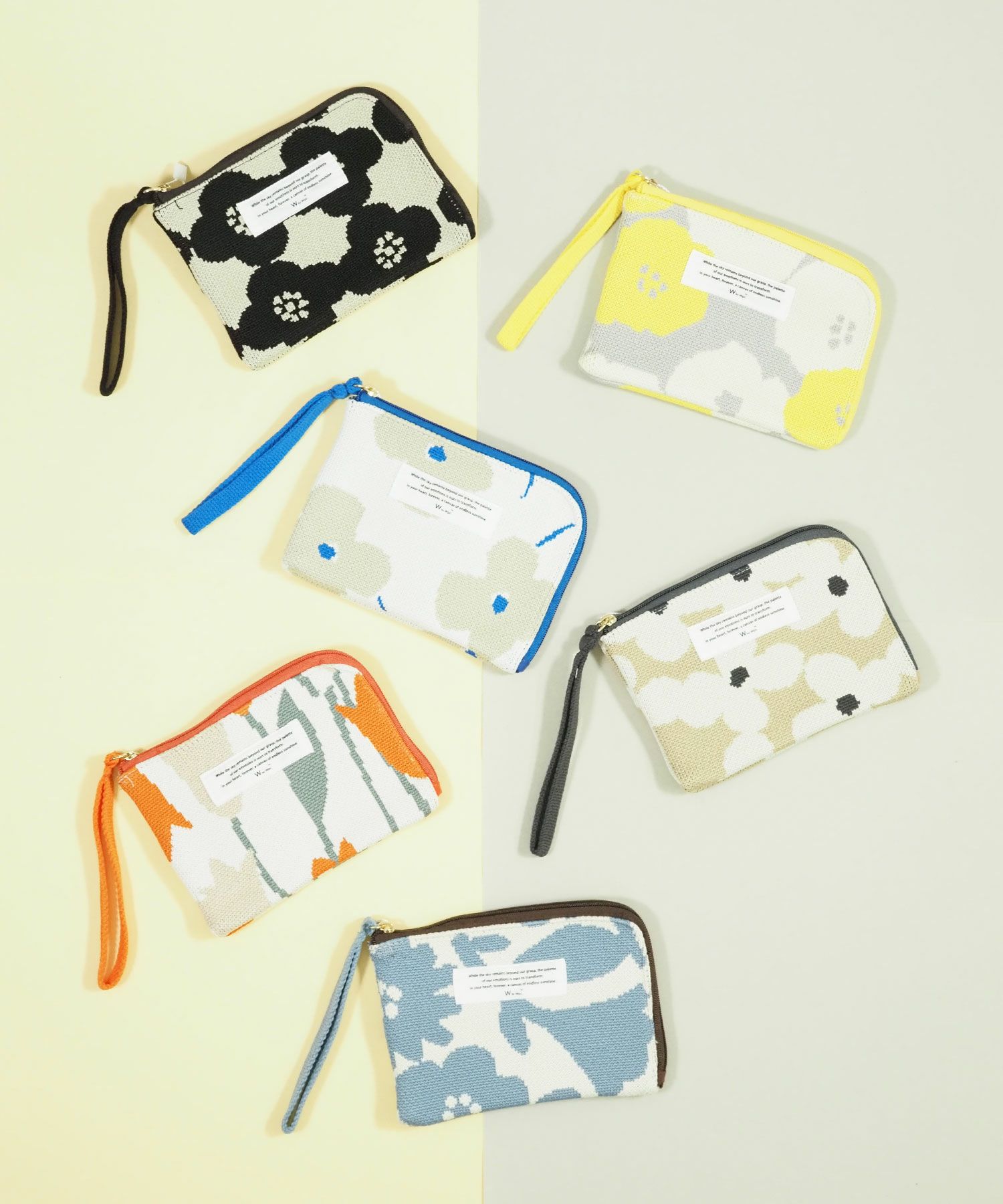 ニットティッシュポーチ