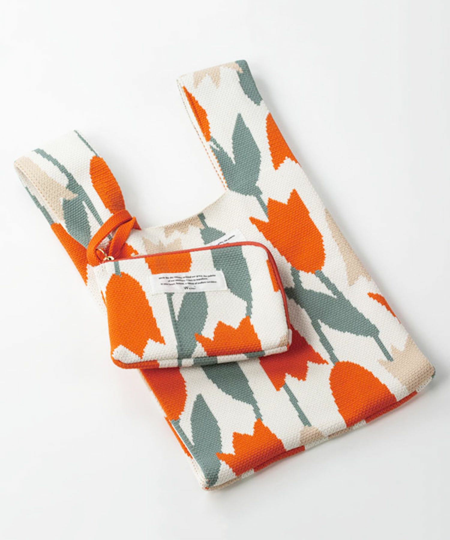 ニットティッシュポーチ