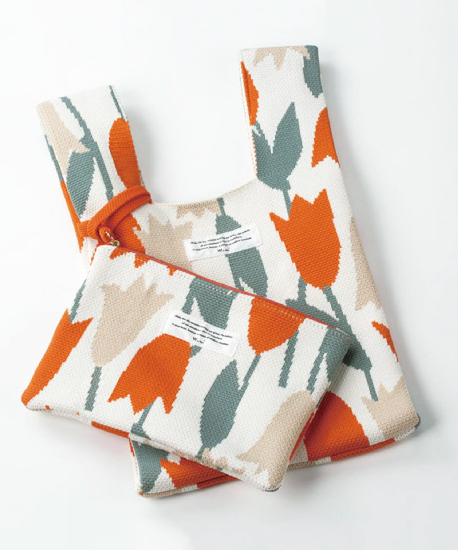 ニットフラットポーチ