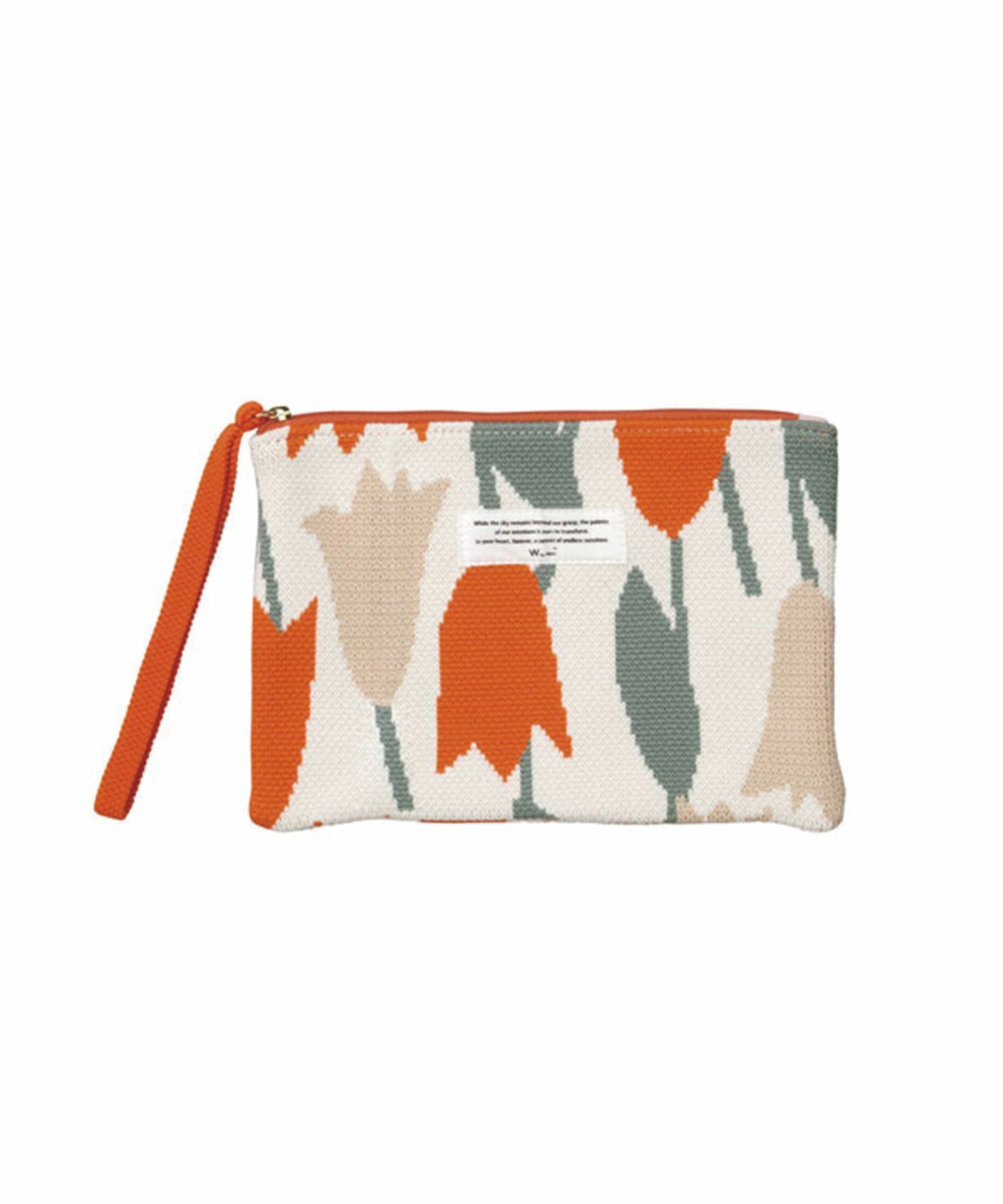 ニットフラットポーチ