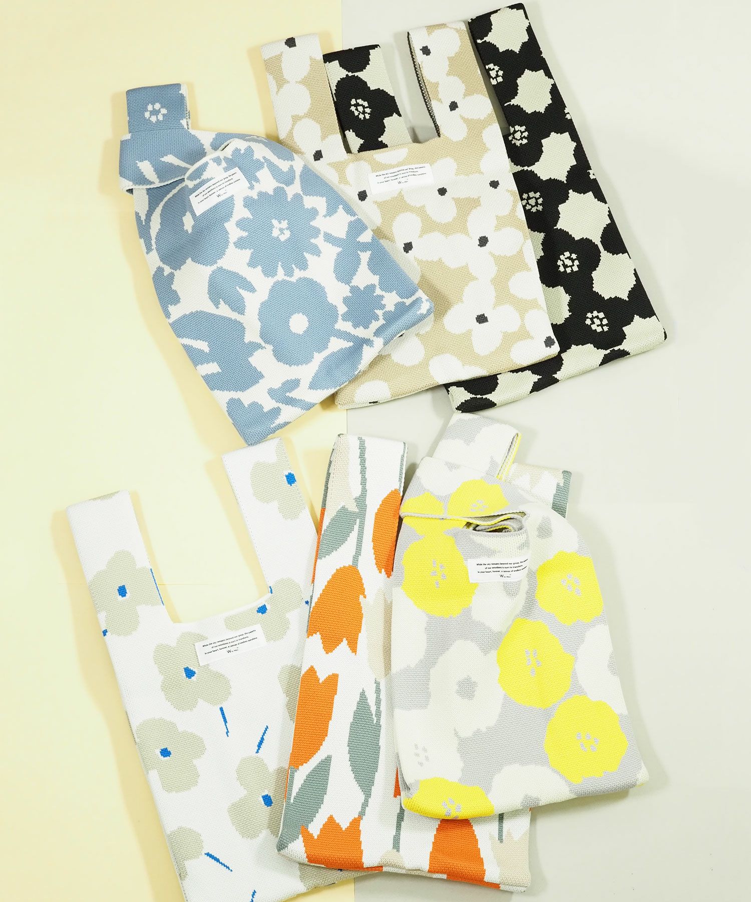 ニットトートバッグ