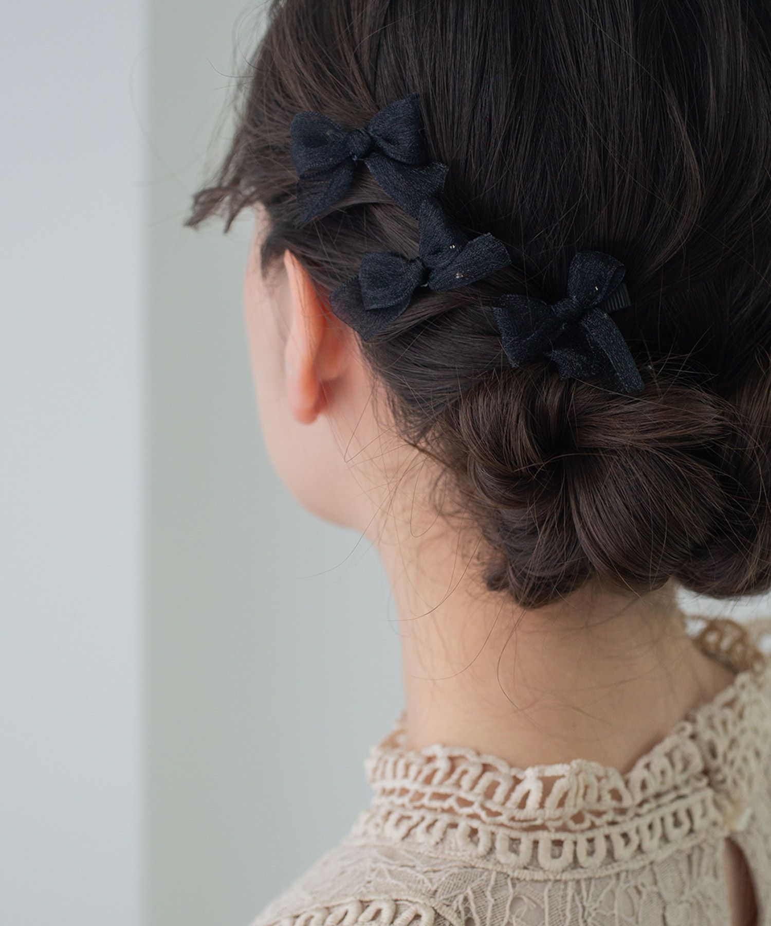 シアーリボンミニクリップ3Pセット