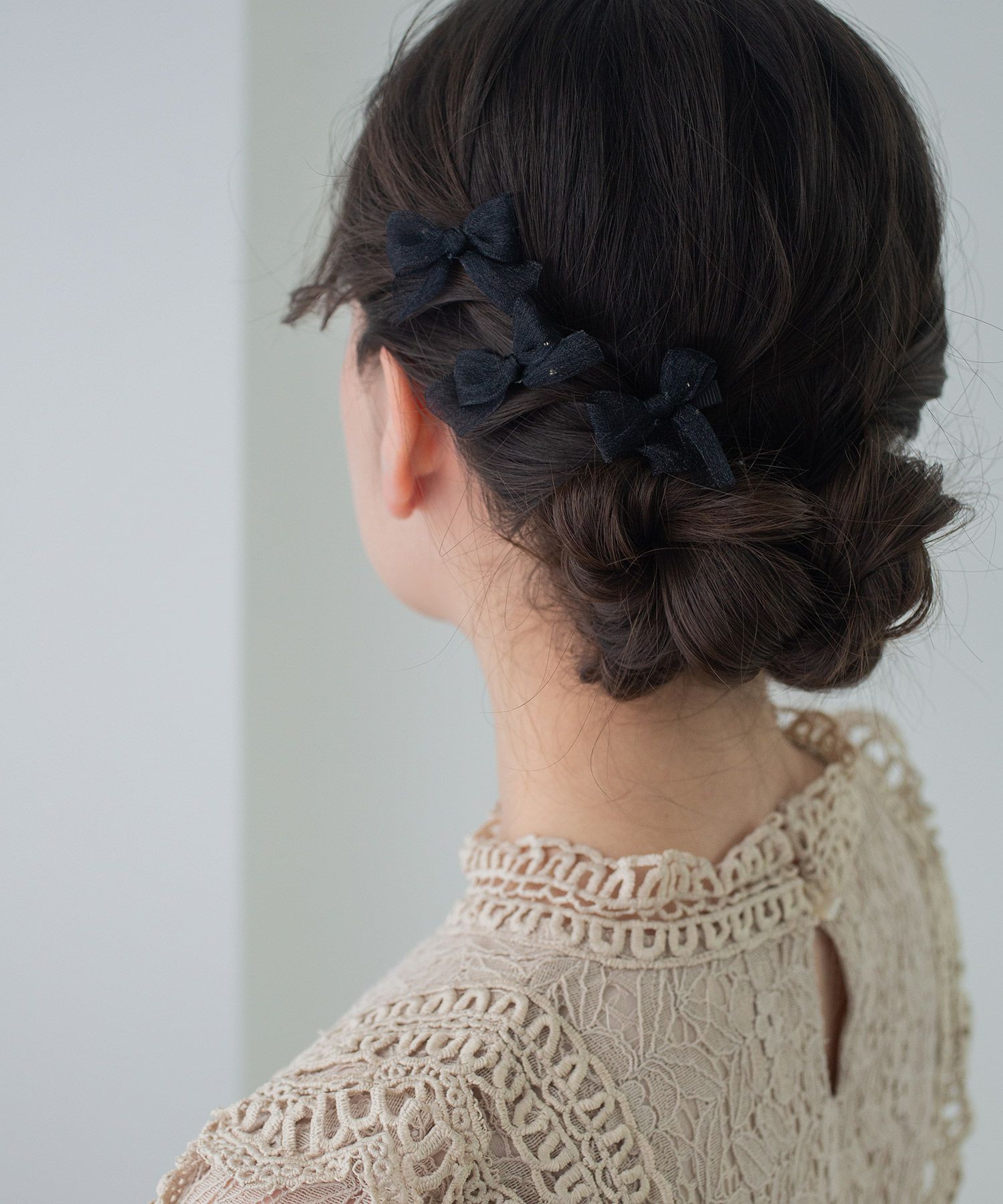 シアーリボンミニクリップ3Pセット