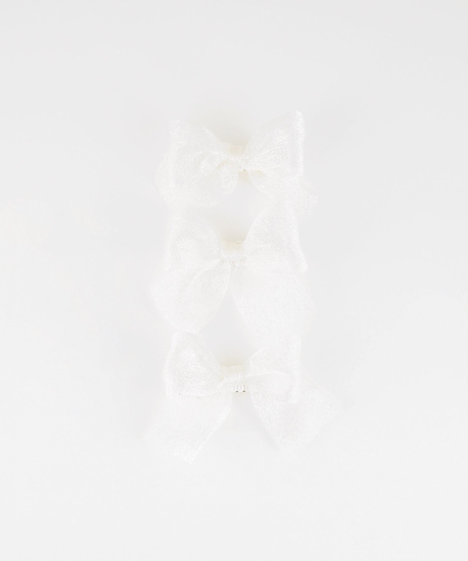 シアーリボンミニクリップ3Pセット