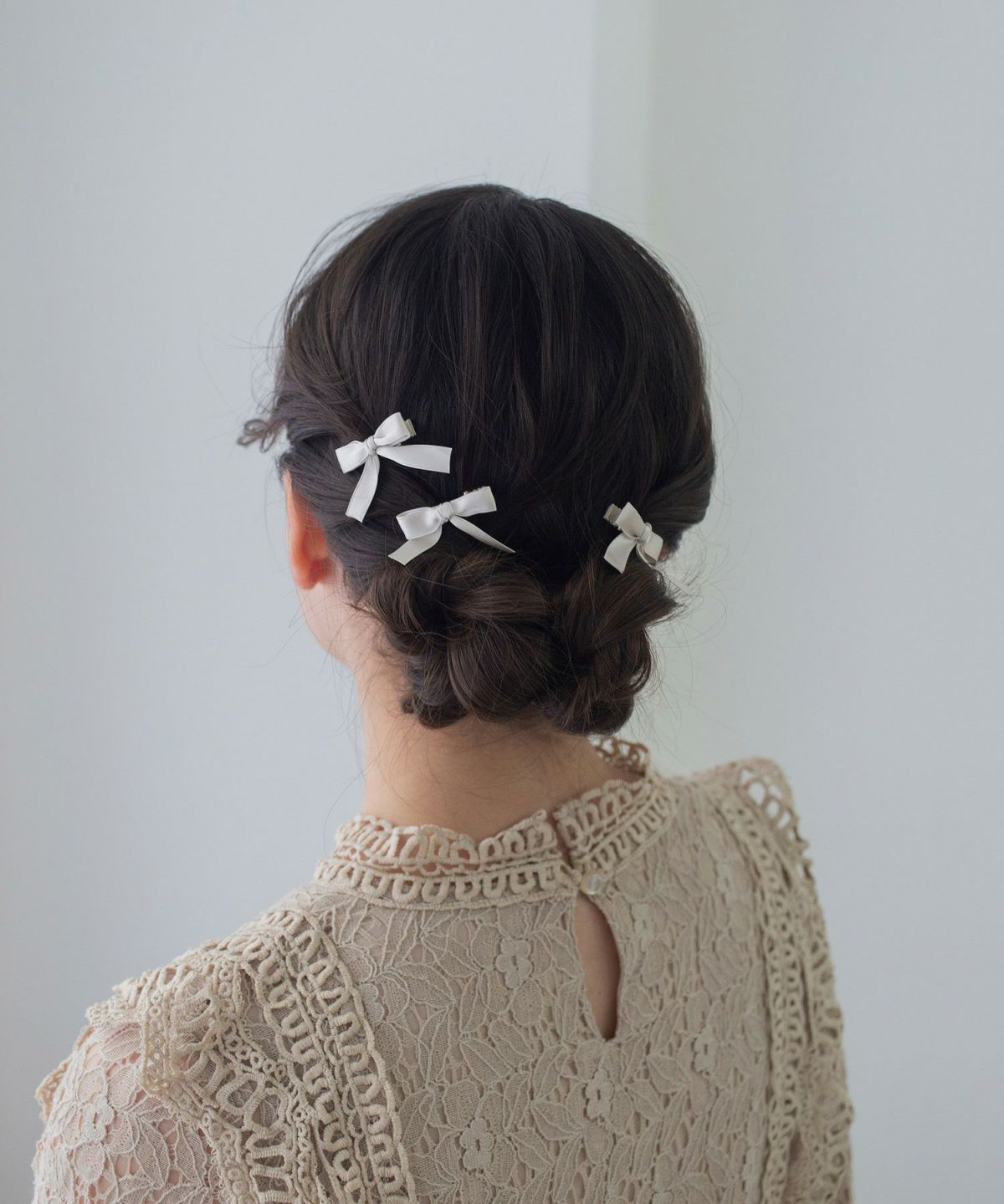 サテンリボンミニクリップ3Pセット