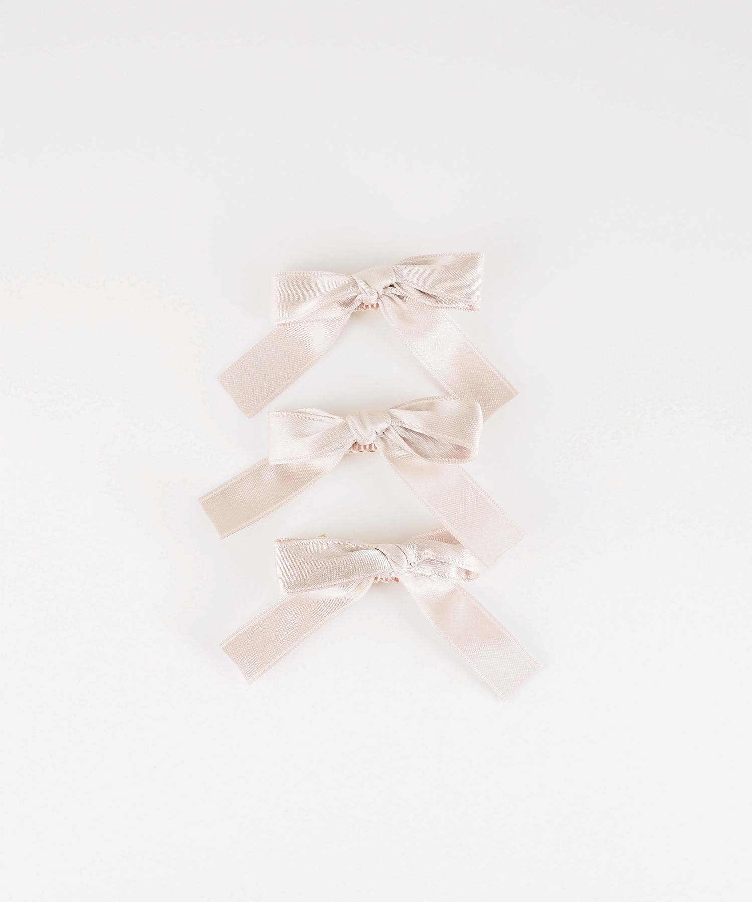 サテンリボンミニクリップ3Pセット