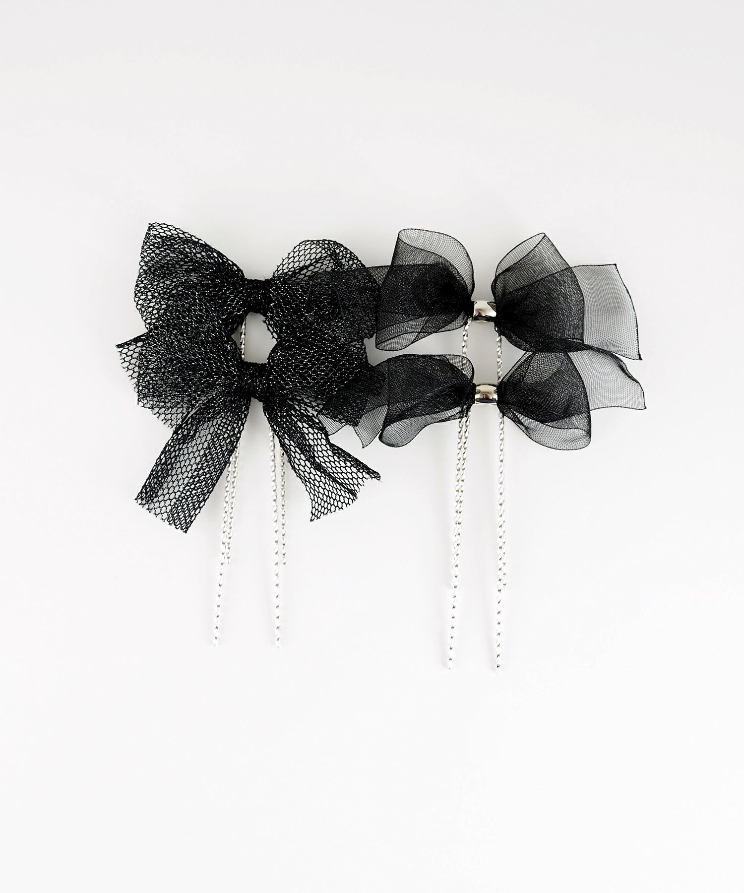 オーガンジーリボンUピン4Pセット