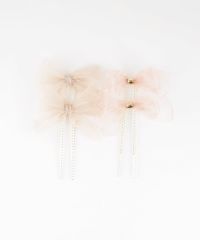 オーガンジーリボンUピン4Pセット