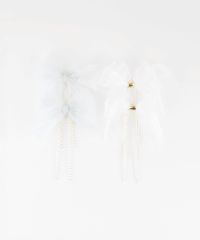 オーガンジーリボンUピン4Pセット