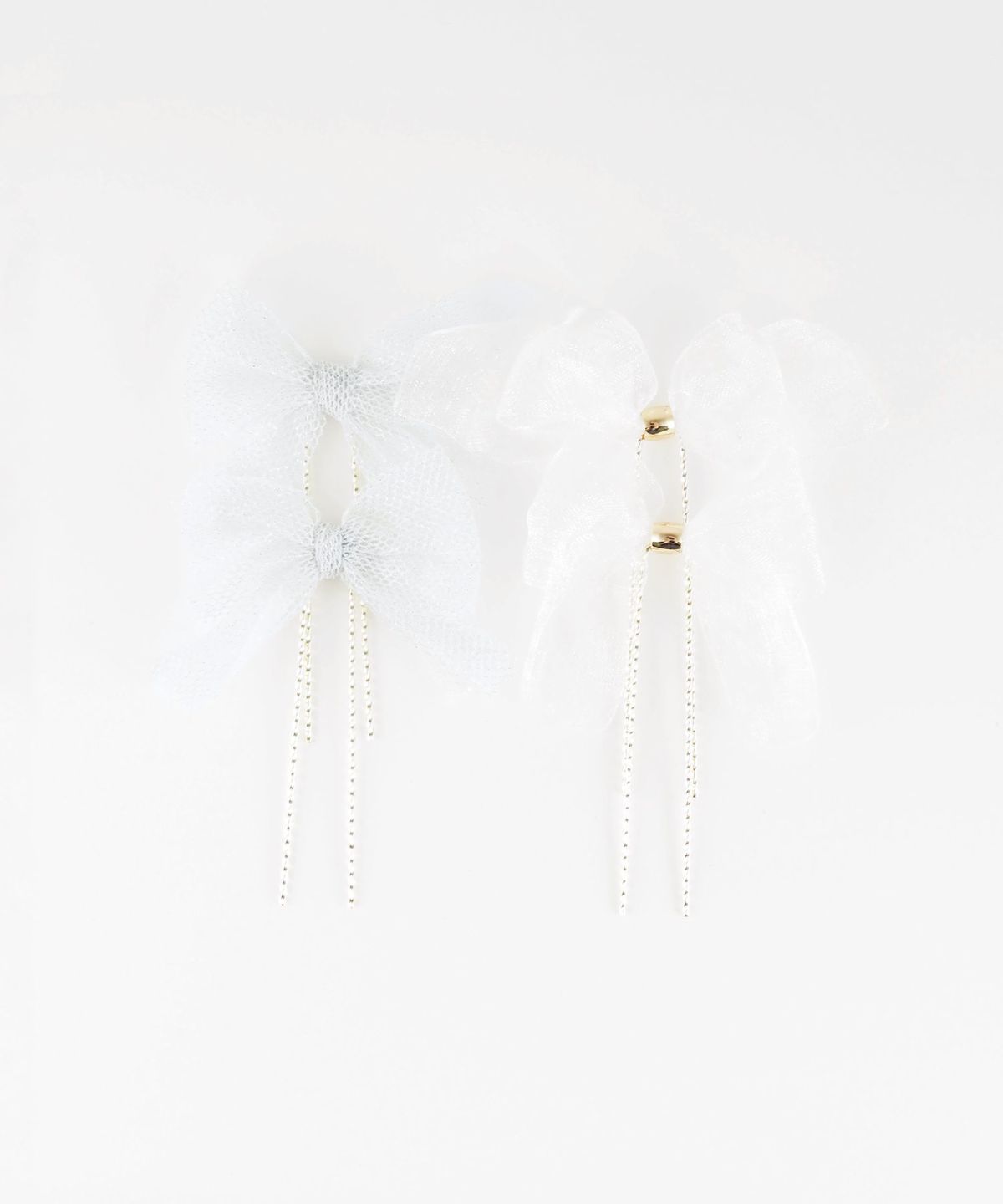 オーガンジーリボンUピン4Pセット