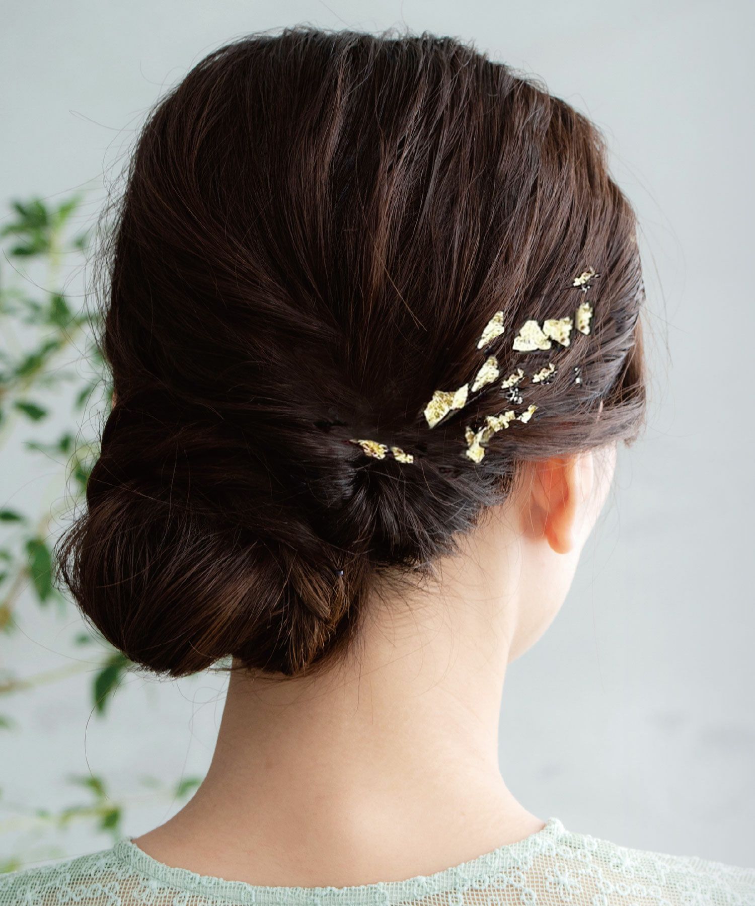 ヘア用金箔風フレーク