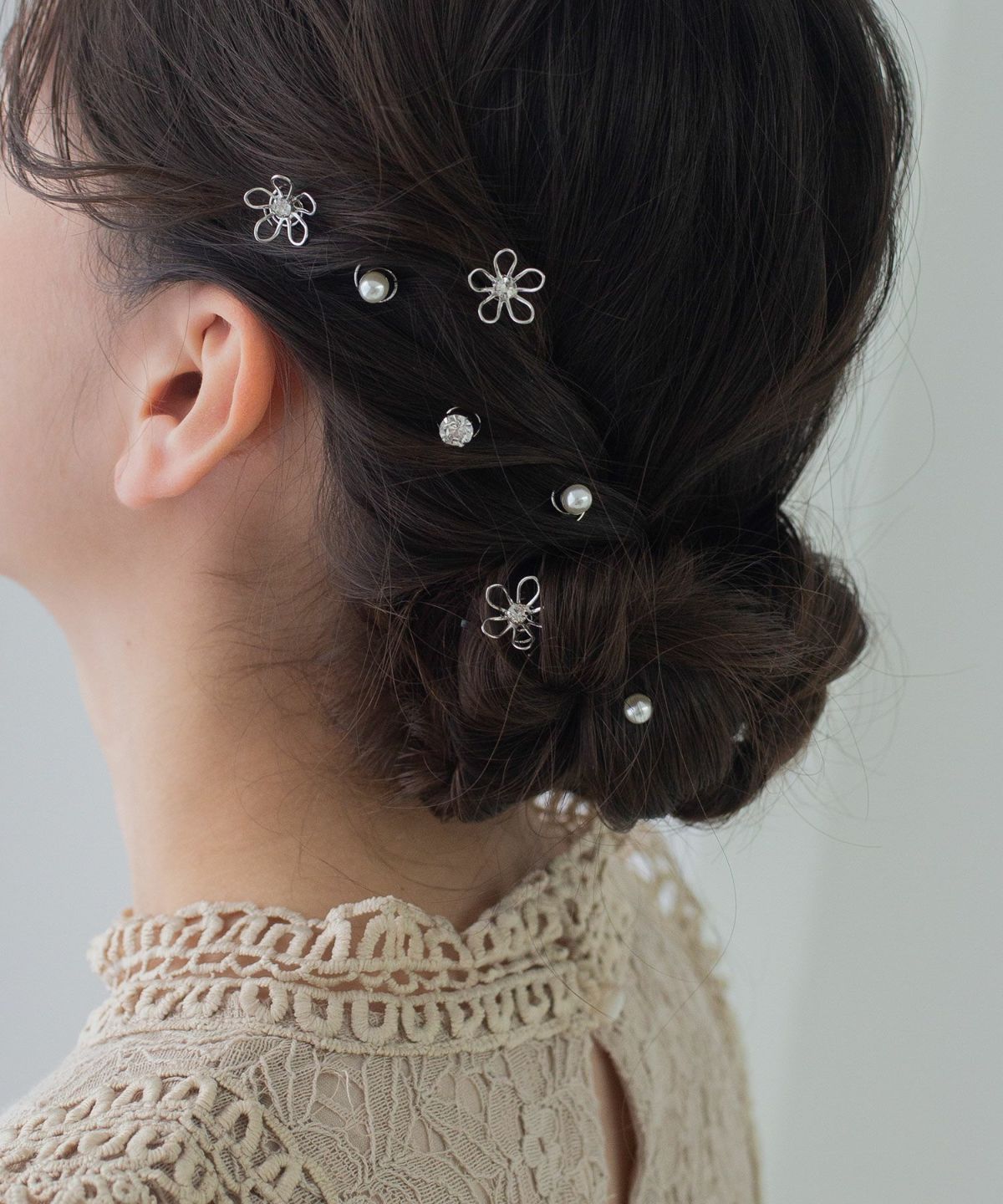 キャストメタルUヘアピン ジュエルド キャストメタル Uヘアピン | THE HAIR BAR TOKYO