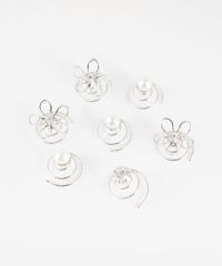 メタルフラワーヘアビジューセット