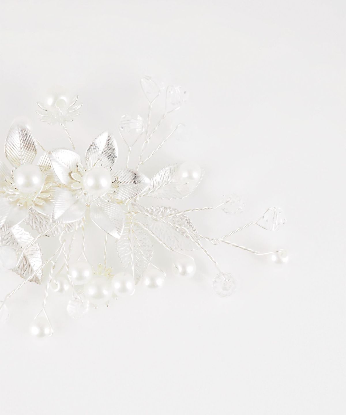 ダブルフラワーリーフクリップ