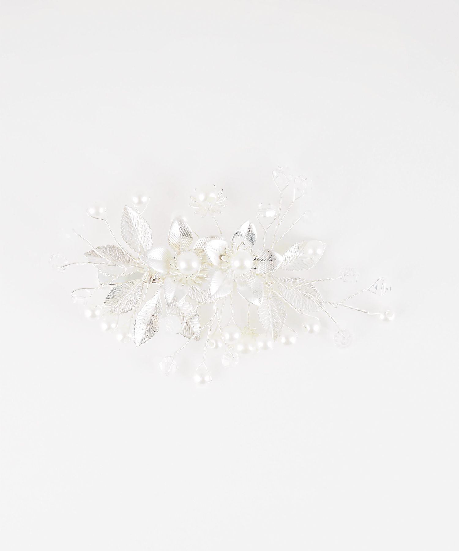 ダブルフラワーリーフクリップ