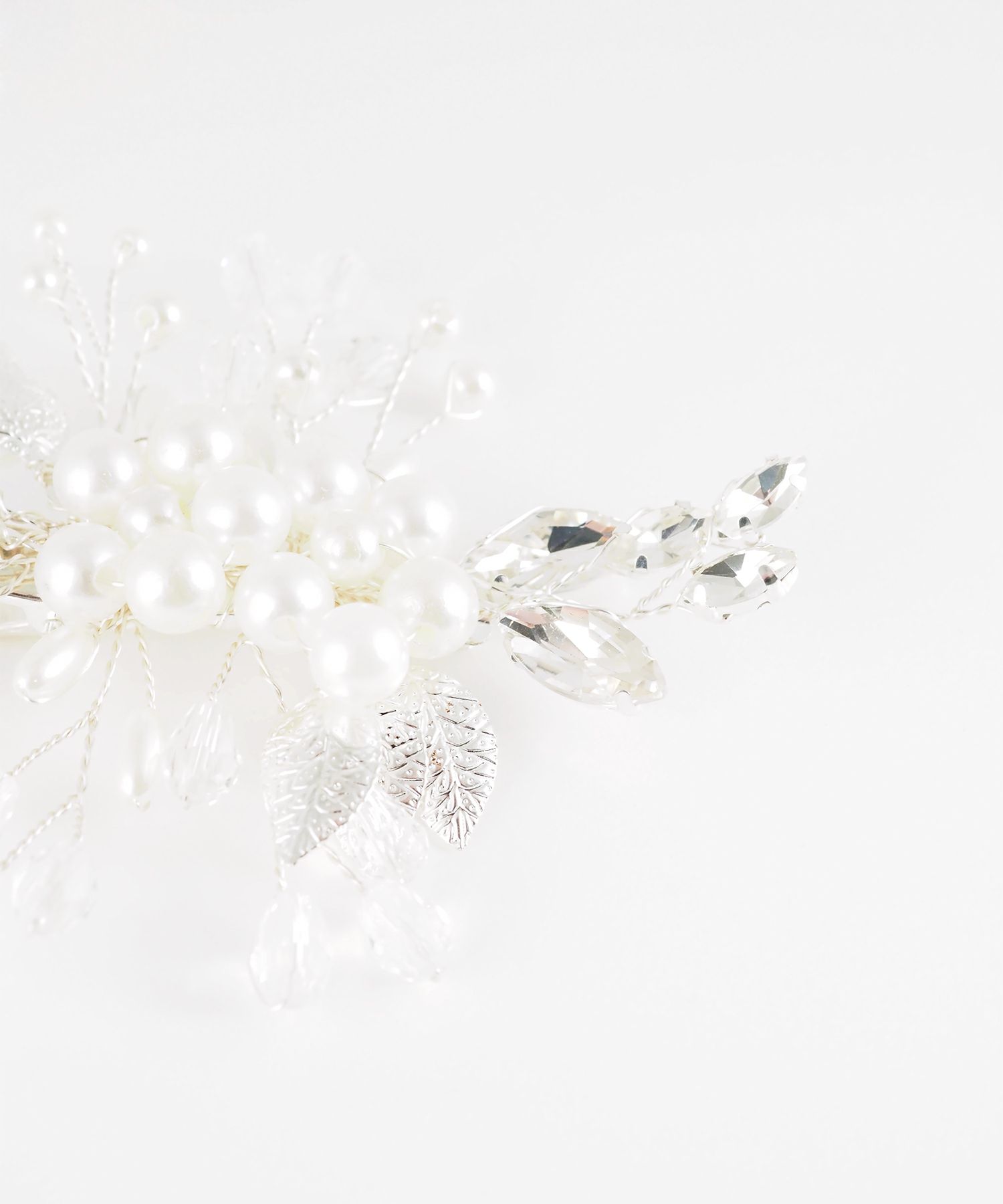 パールフラワークリップ