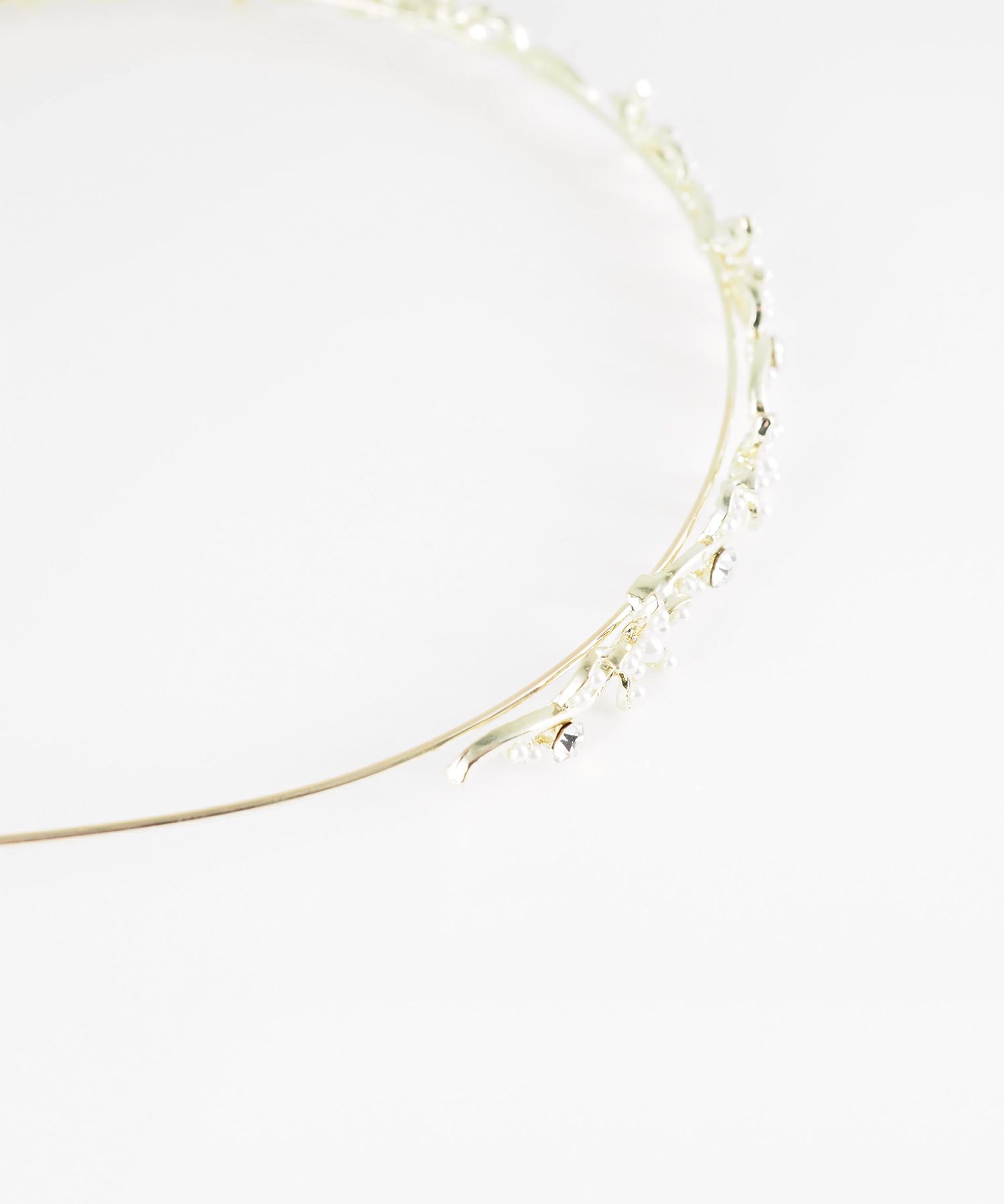 フラワーパールカチューシャ