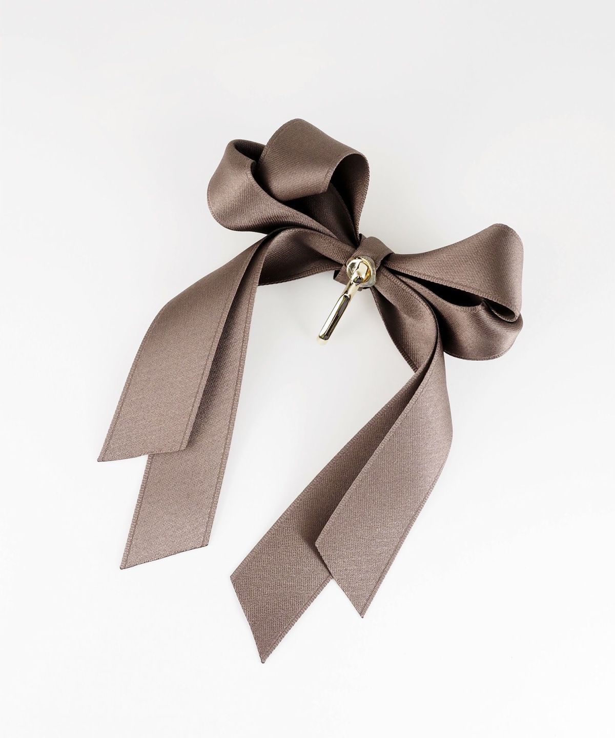 サテンリボンポニーフック