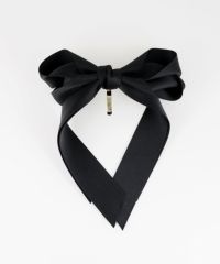 サテンリボンポニーフック